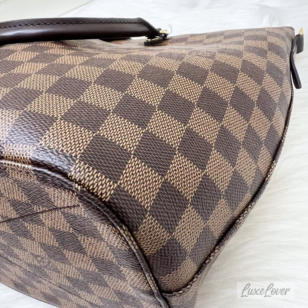 (PayNow $1390) LV Siena GM Bag in Damier Ebene Canvas and GHW