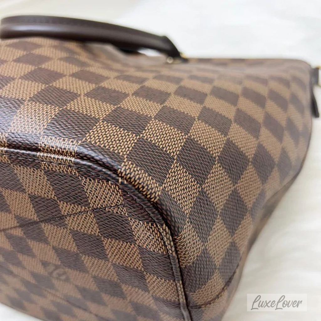 (PayNow $1390) LV Siena GM Bag in Damier Ebene Canvas and GHW