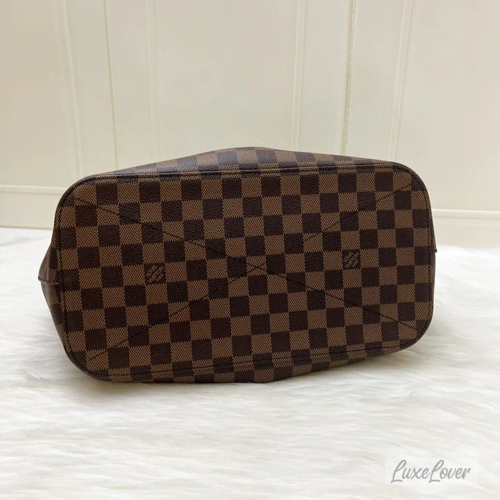(PayNow $1390) LV Siena GM Bag in Damier Ebene Canvas and GHW