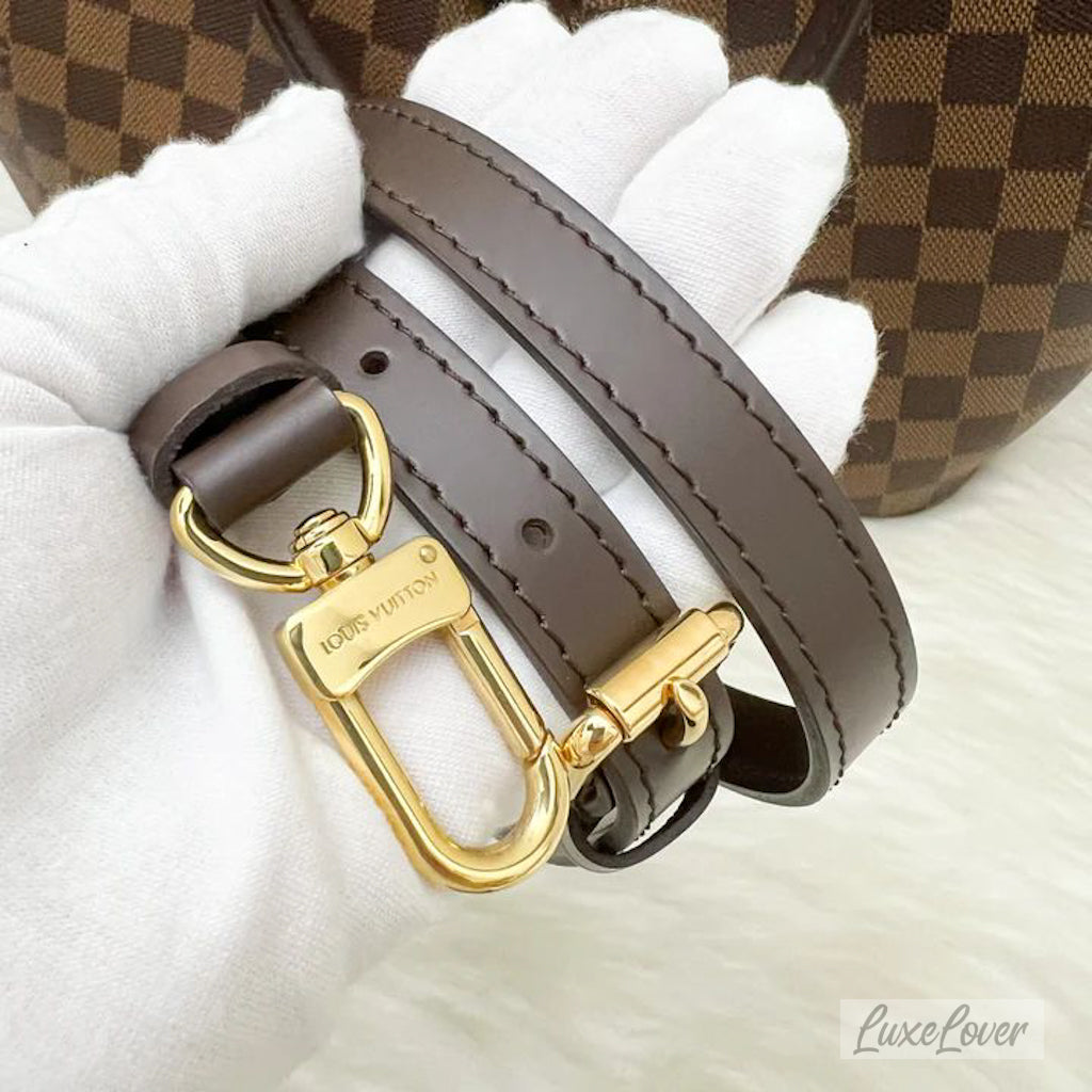 (PayNow $1390) LV Siena GM Bag in Damier Ebene Canvas and GHW