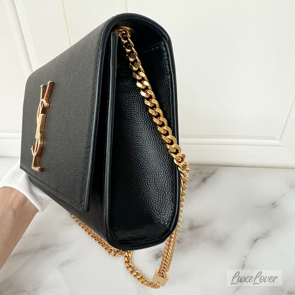 (PayNow $1390) YSL Kate in Grained Leather GHW