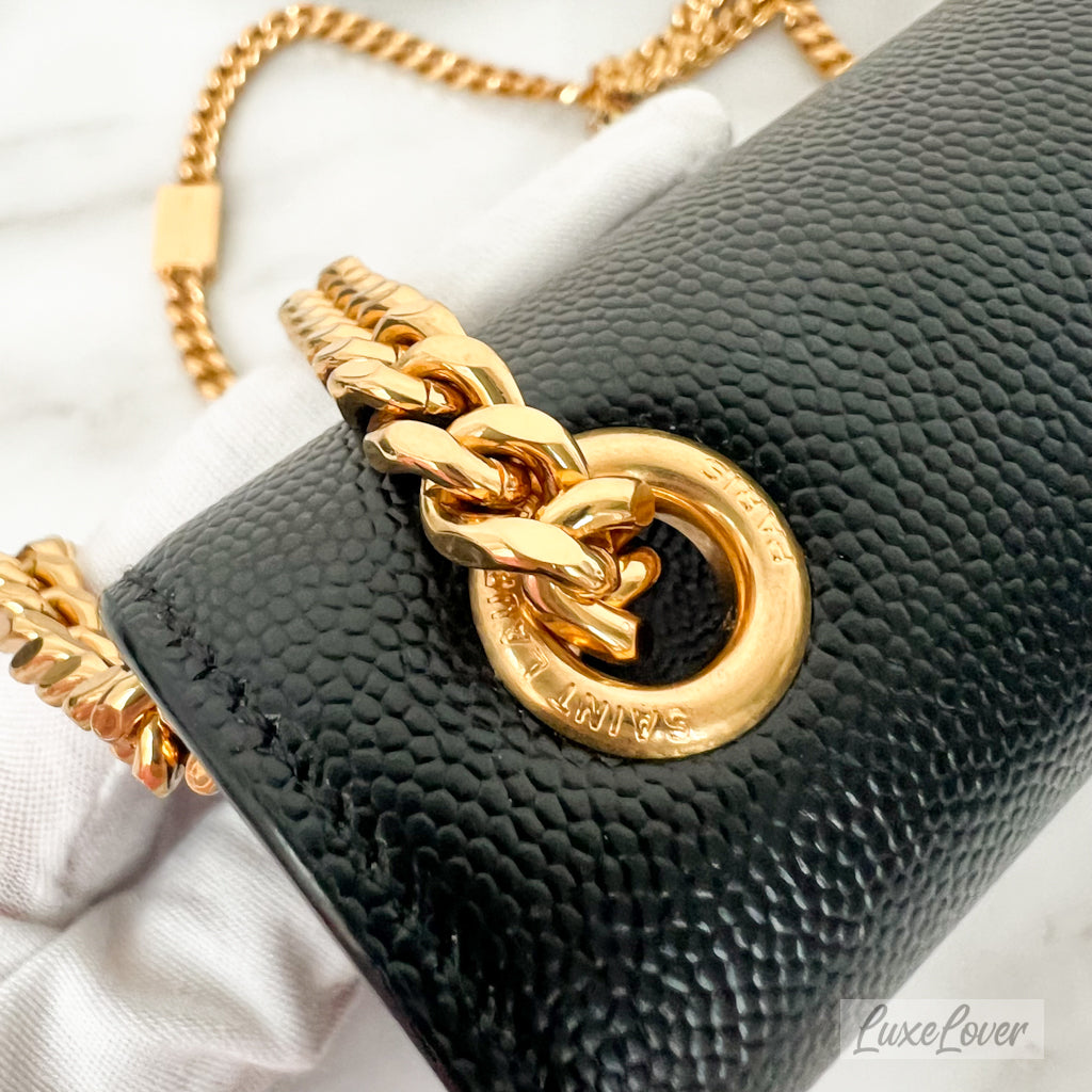 (PayNow $1390) YSL Kate in Grained Leather GHW