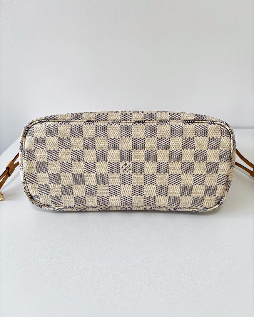 (PayNow$1180) LV Neverfull PM in Damier Azur