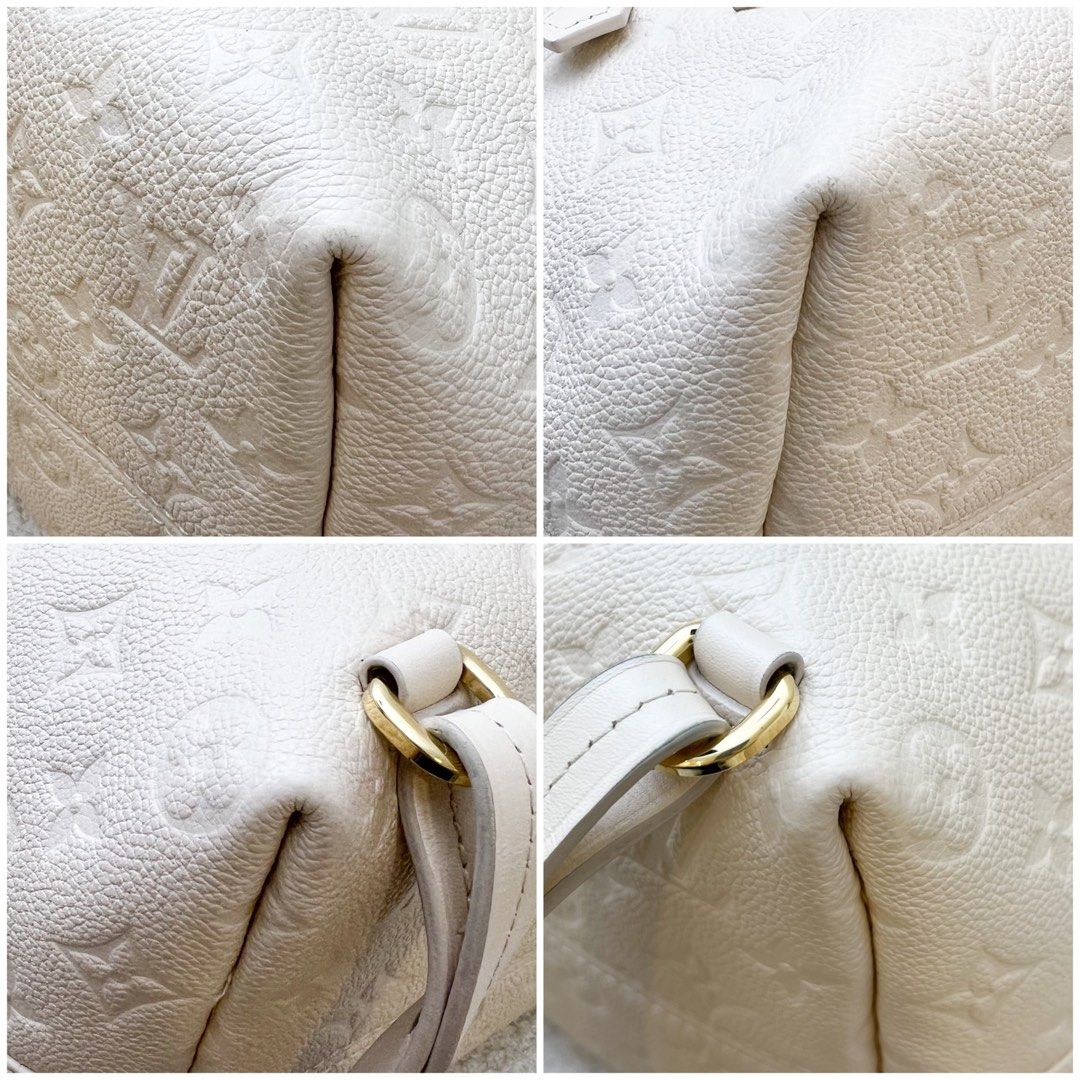 LV Montsouris Backpack Creme Calfskin