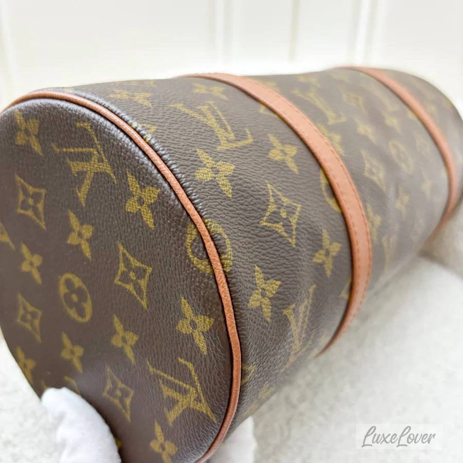 LV Vintage Papillon 30 Top Handle Bag in Monogram Canvas and GHW