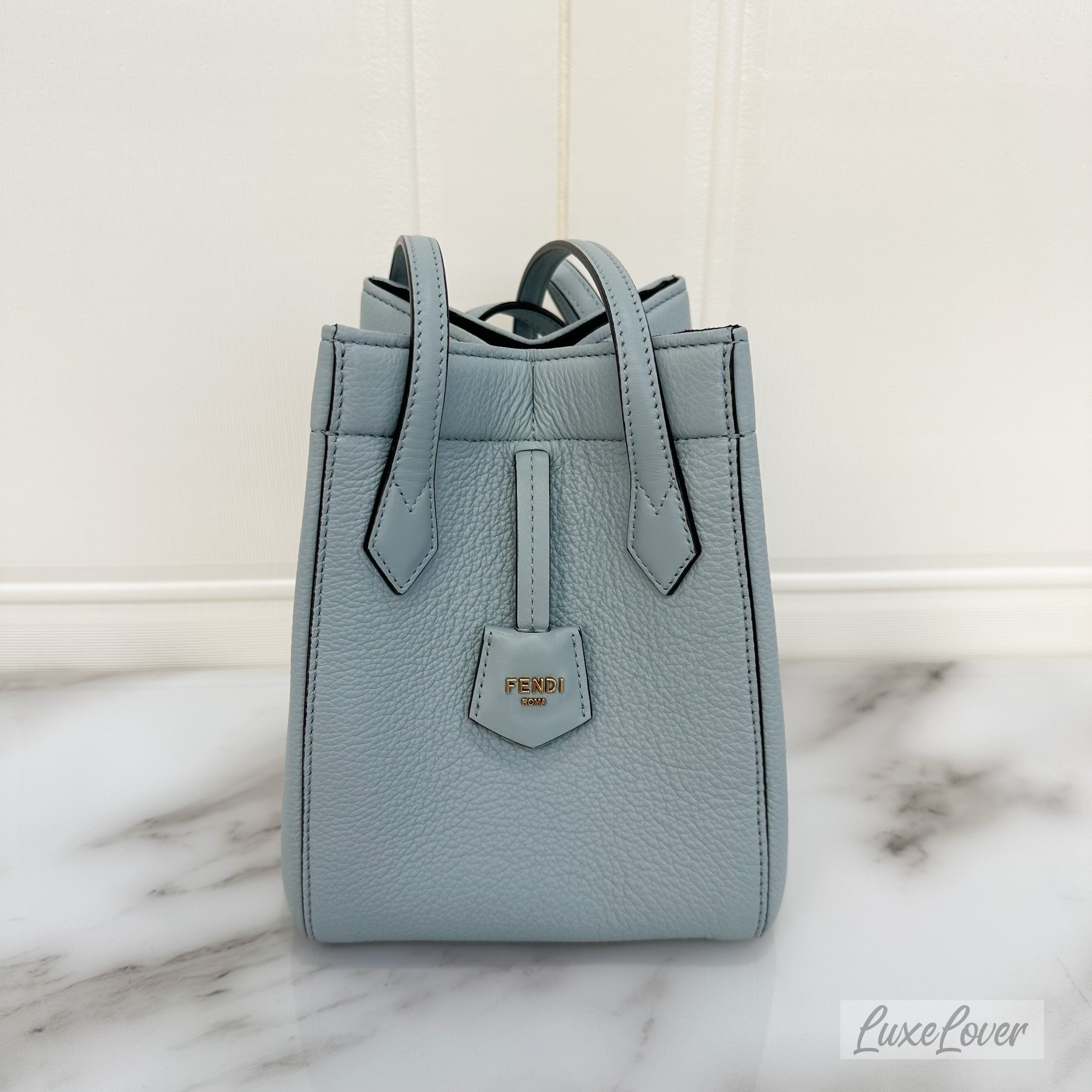 Clear fendi bucket bag best sale