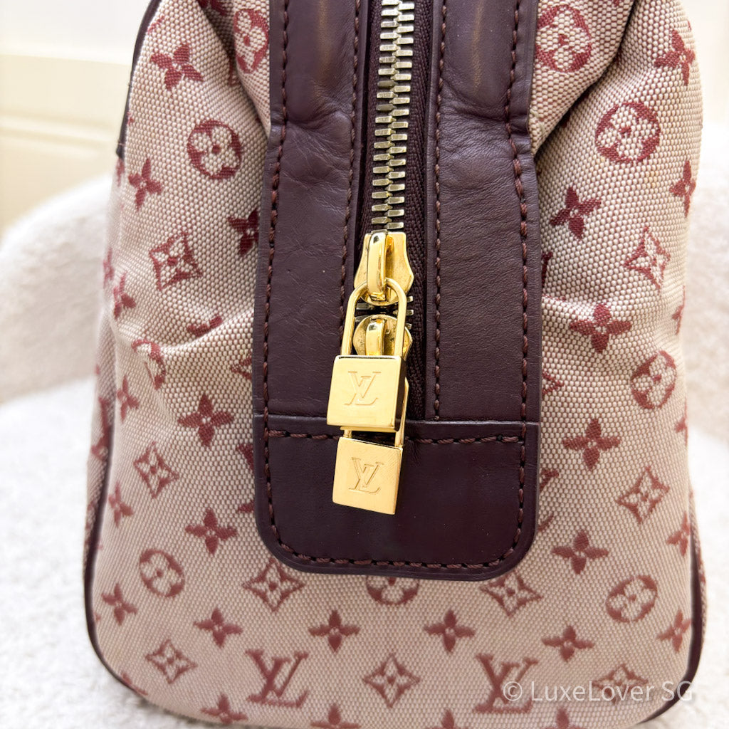 (PayNow$580) LV Josephine Idylle Mini Top Handle Bag in Jacquard and GHW