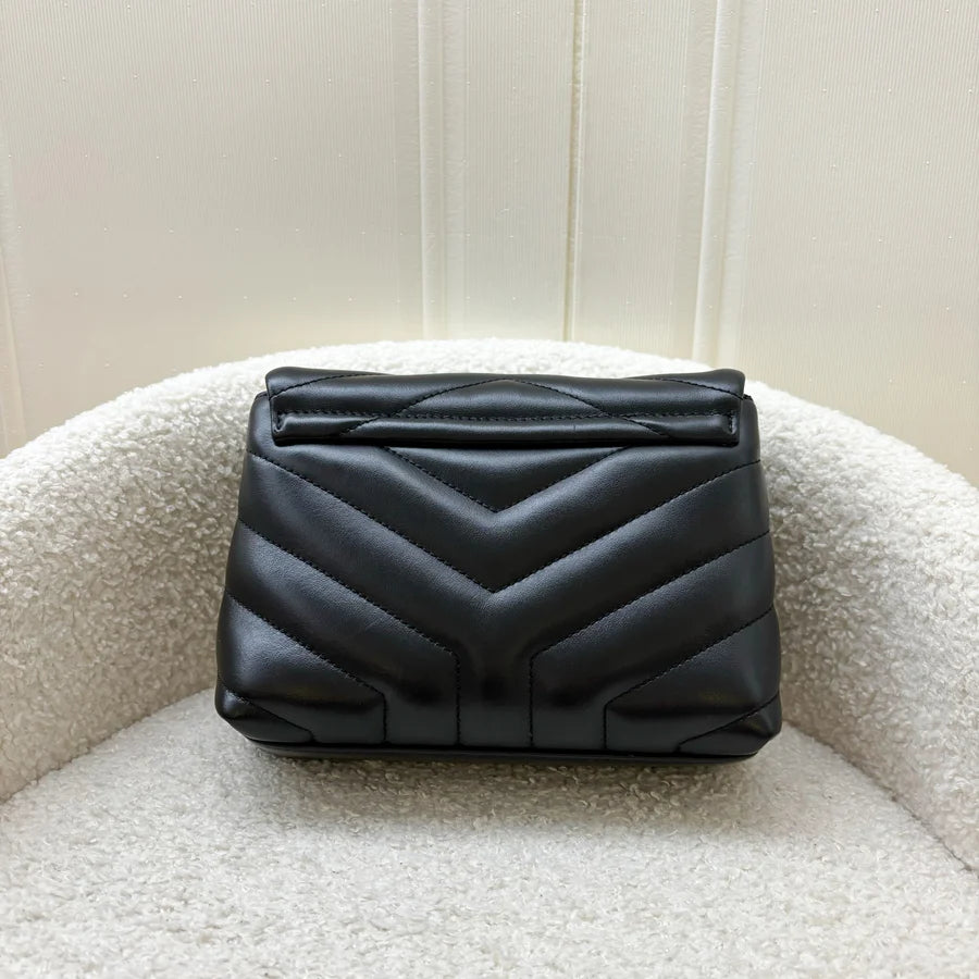 Saint Laurent YSL Toy Loulou in Black Calfskin and SHW