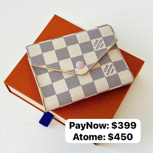 LV Victorine Wallet Damier Azur