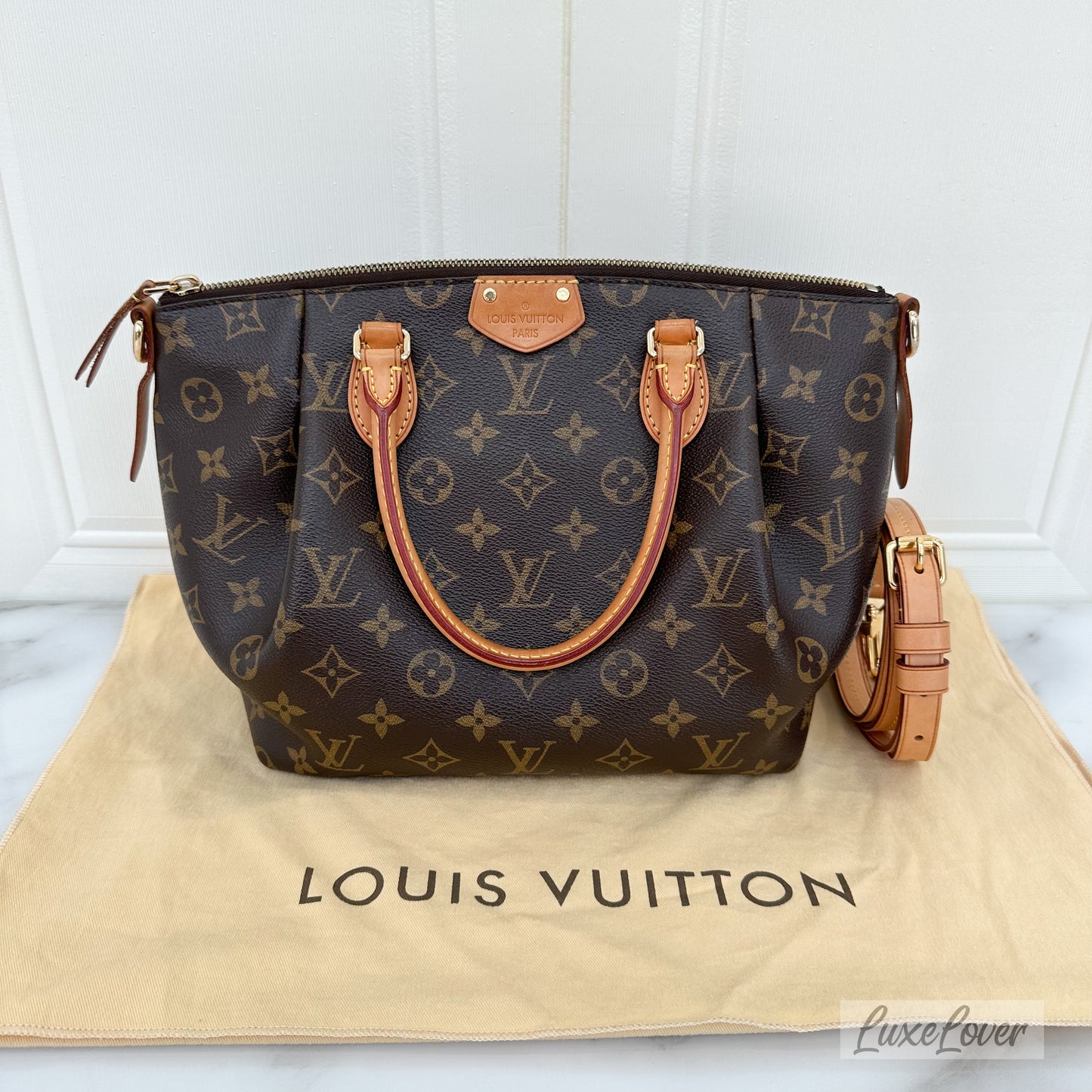 LV Turenne PM in Monogram Canvas and GHW