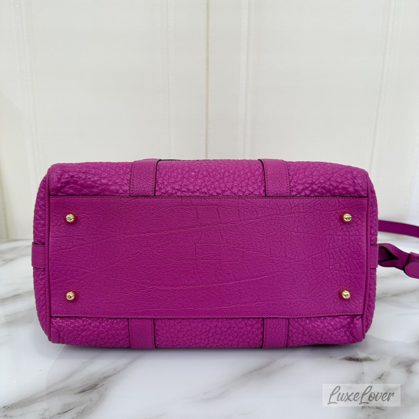 Loewe Paseo 30 in Bright Pink Calf Leather and GHW