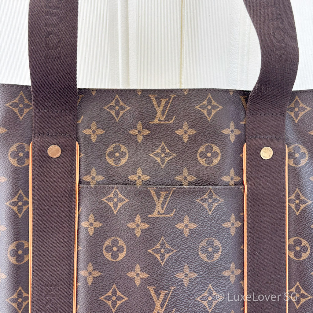 LV Beaubourg North South Tote Bag in Monogram Canvas