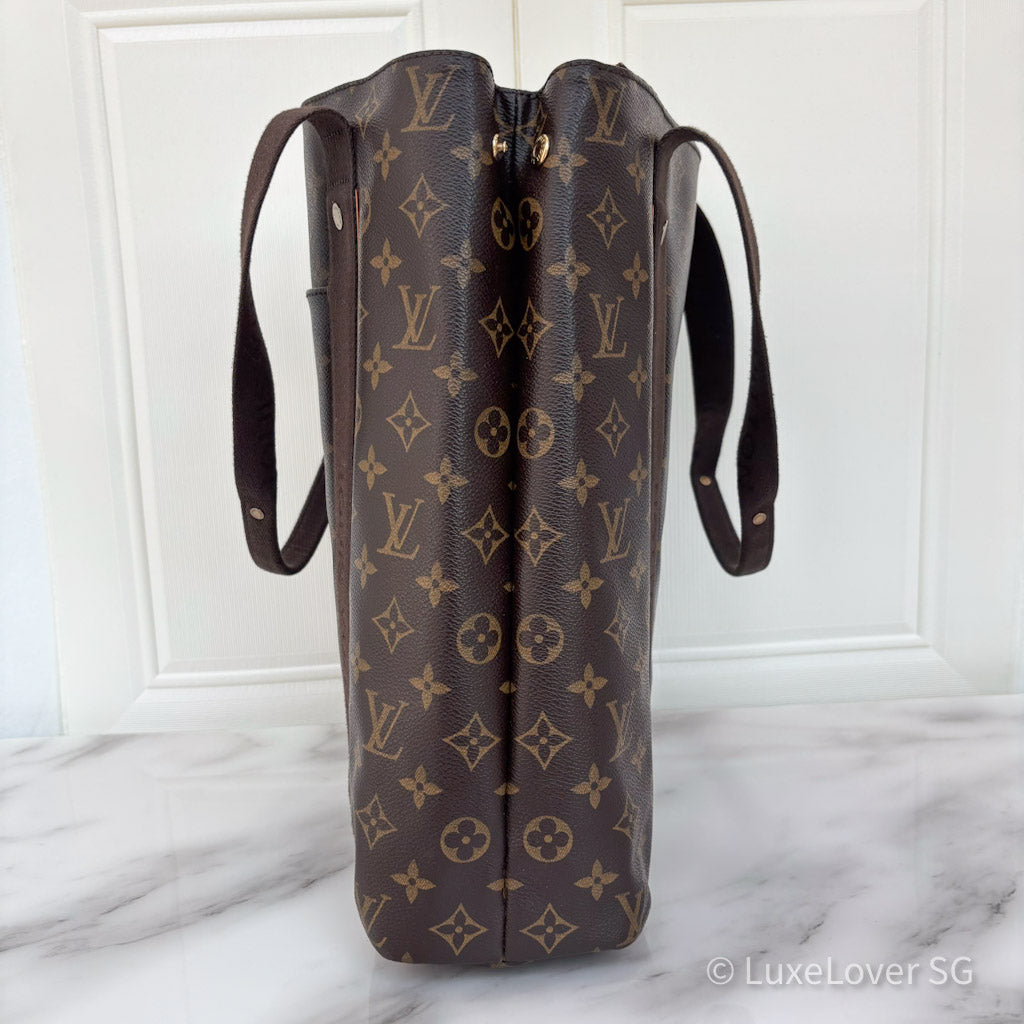 LV Beaubourg North South Tote Bag in Monogram Canvas