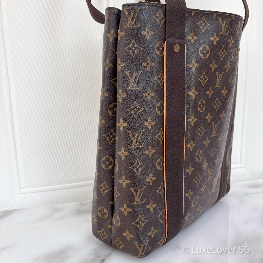 LV Beaubourg North South Tote Bag in Monogram Canvas