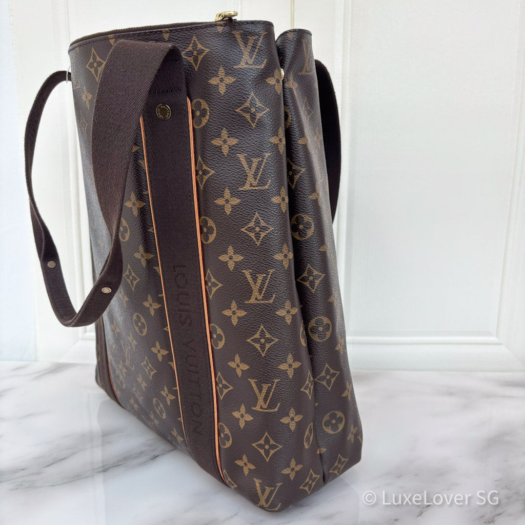 LV Beaubourg North South Tote Bag in Monogram Canvas