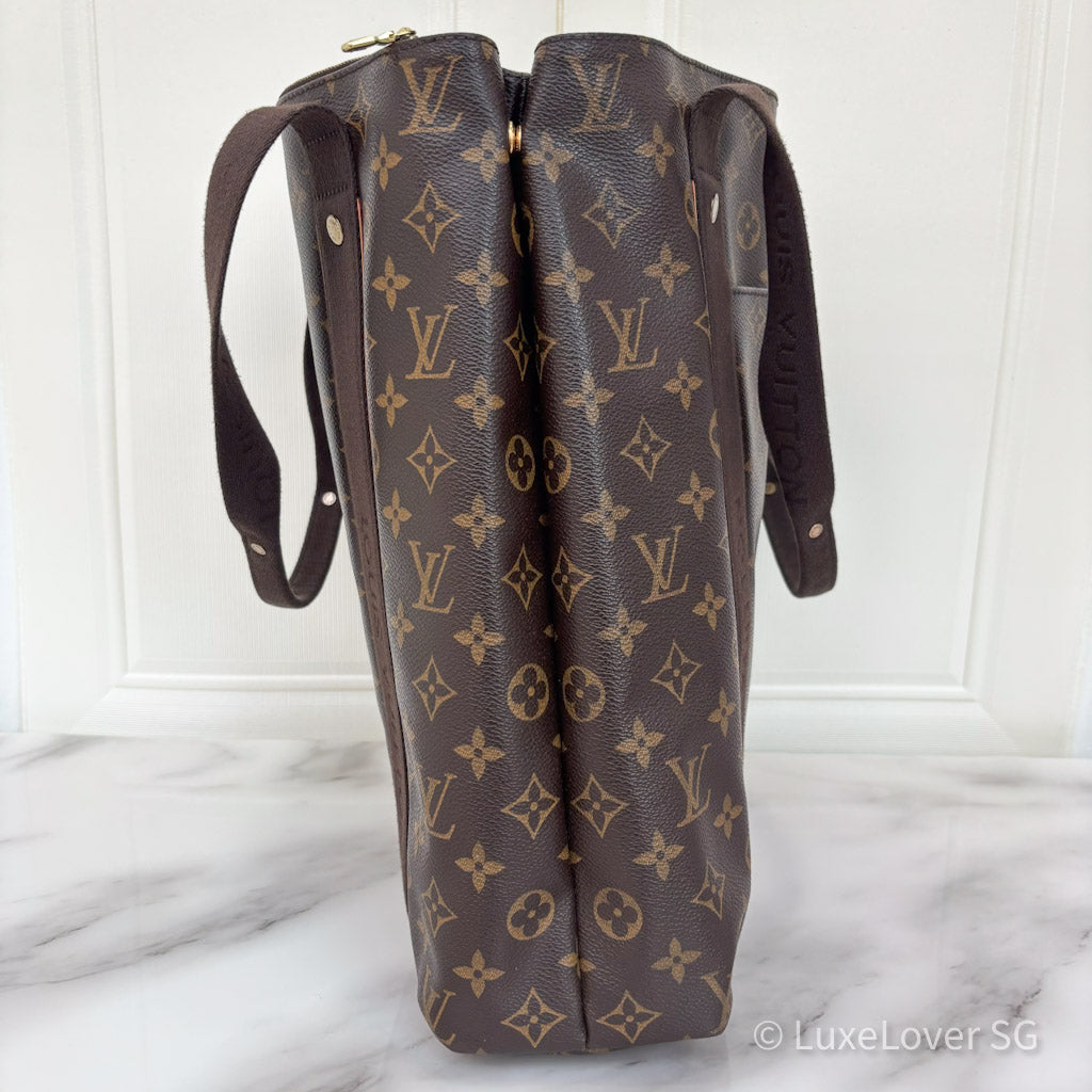 LV Beaubourg North South Tote Bag in Monogram Canvas