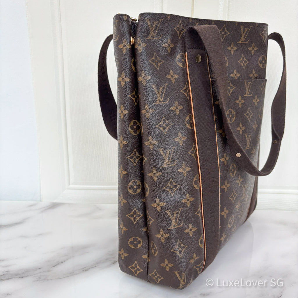 LV Beaubourg North South Tote Bag in Monogram Canvas