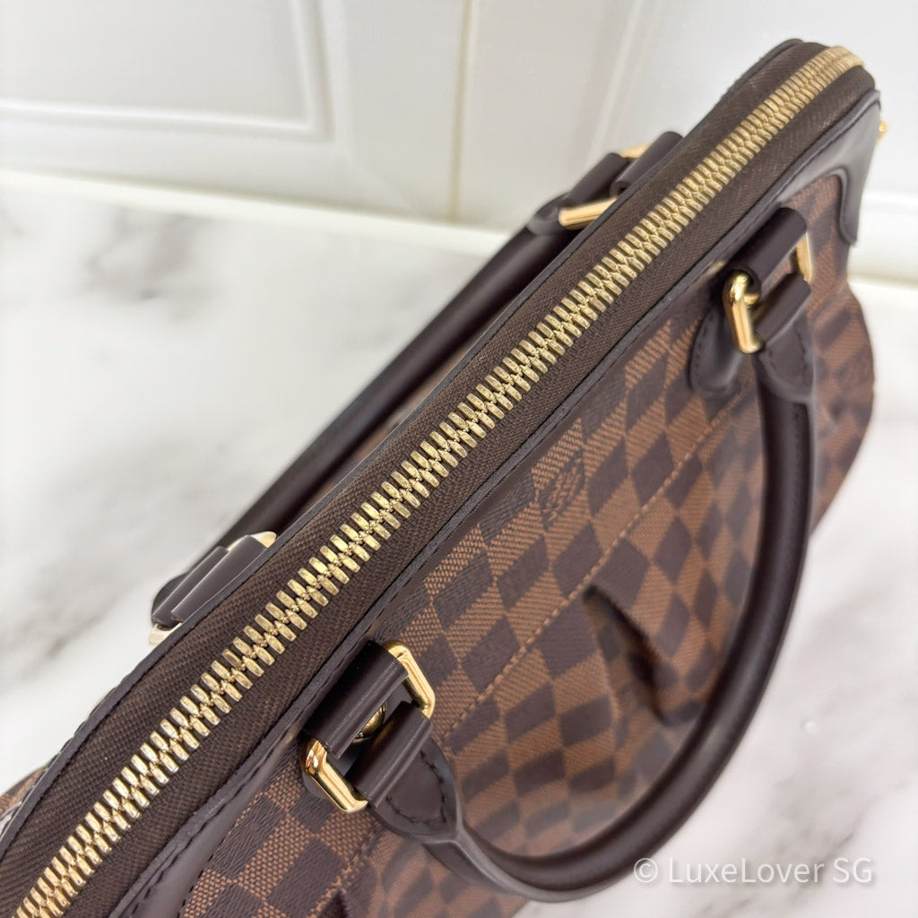 (PayNow$1290) LV Trevi PM in Damier Brown Leather GHW