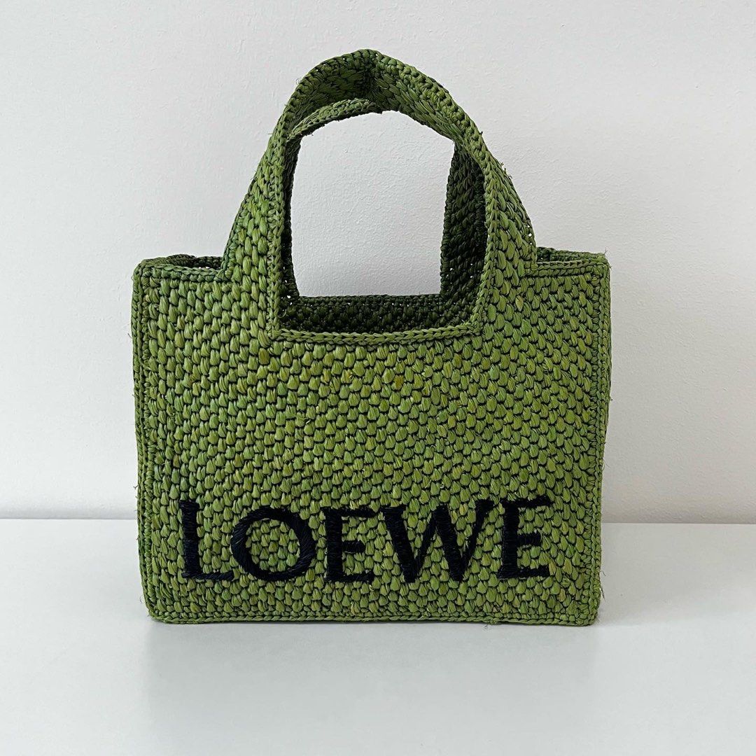 Loewe Small Front Tote Green