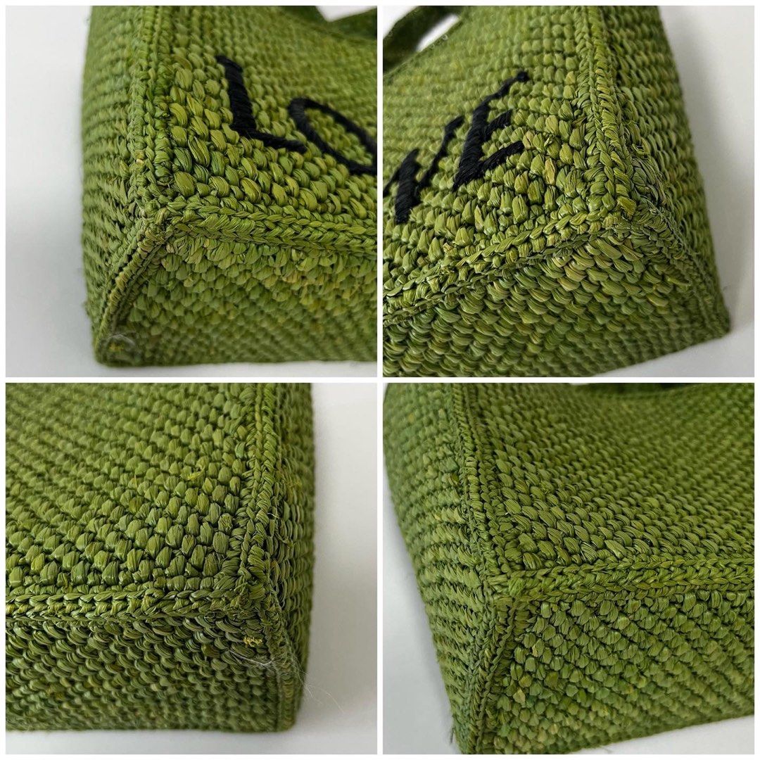 Loewe Small Front Tote Green