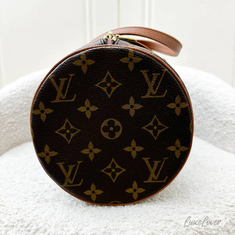 LV Vintage Papillon 30 Top Handle Bag in Monogram Canvas and GHW