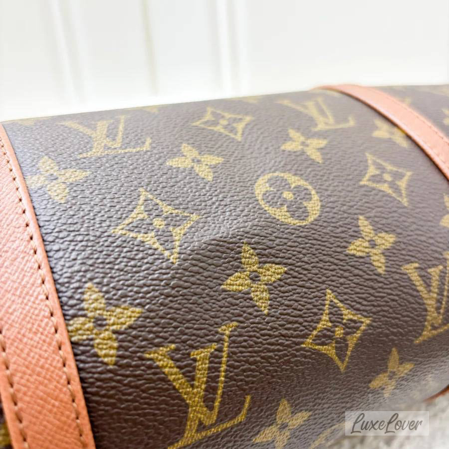 LV Vintage Papillon 30 Top Handle Bag in Monogram Canvas and GHW