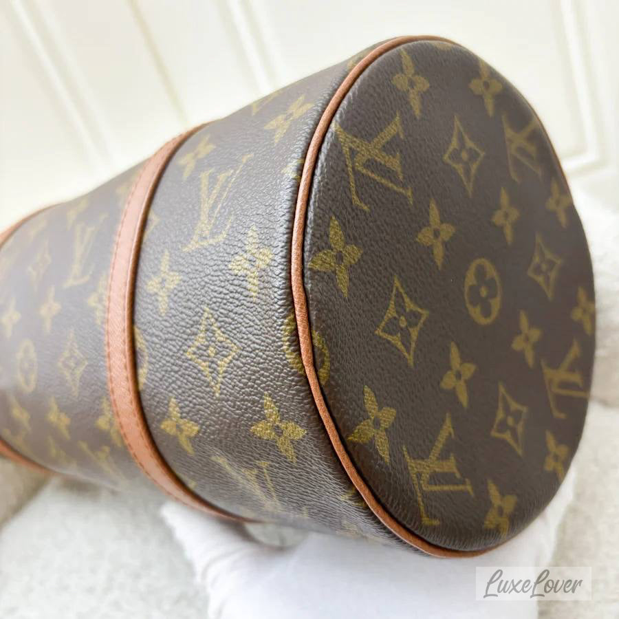 LV Vintage Papillon 30 Top Handle Bag in Monogram Canvas and GHW